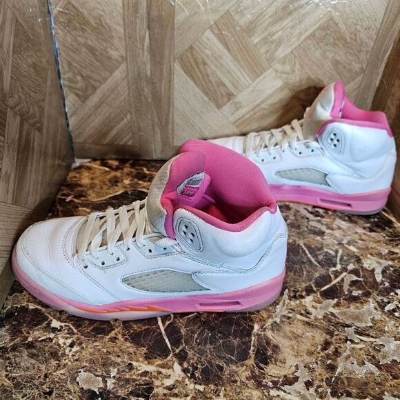 Jordan 5 Retro WNBA Pinksicle orange women's size 8. GS 6.5. 683 - Picture 6 of 12